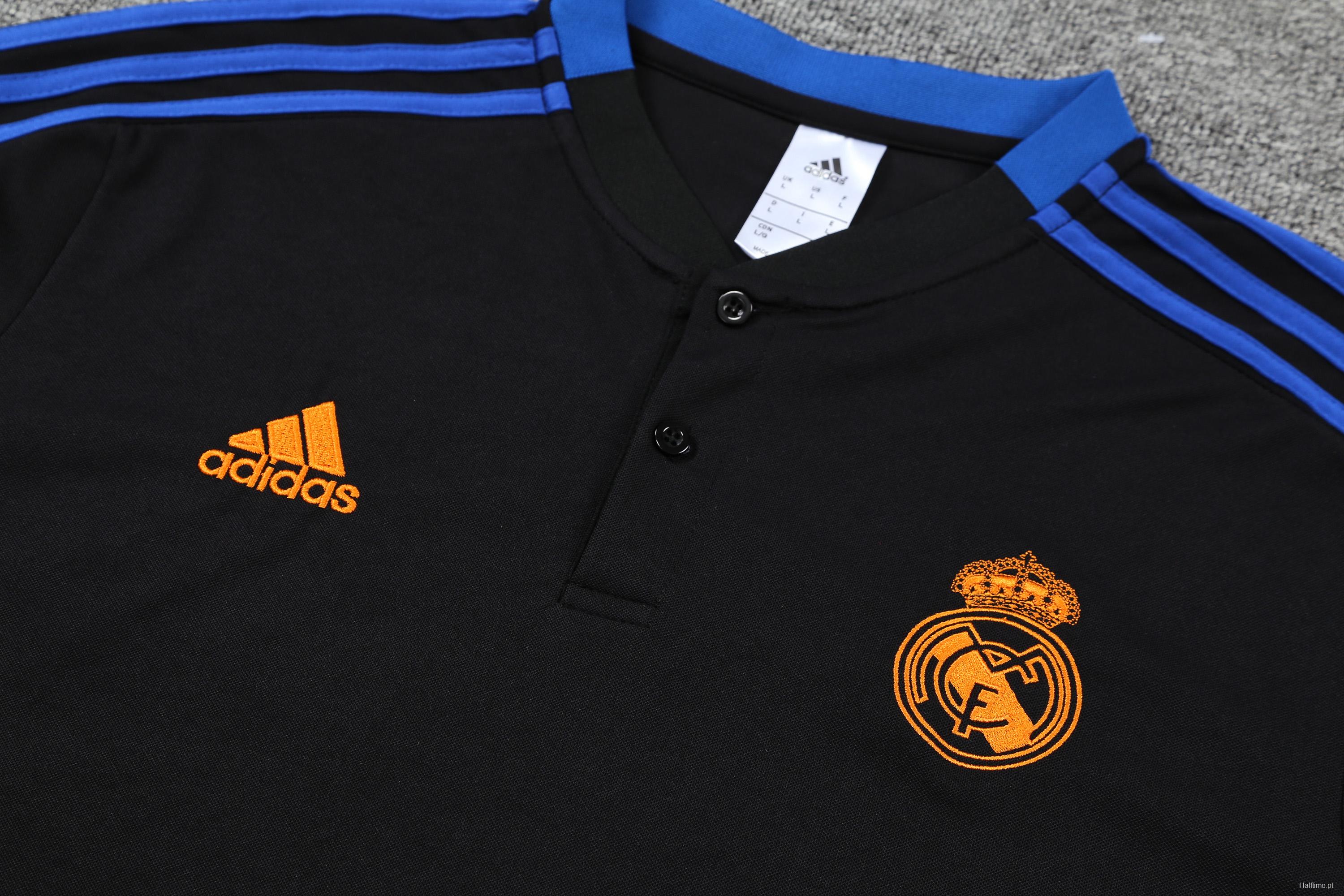 Real Madrid POLO kit black and blue stripes (not supported to be sold separately)