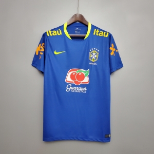 Brazil training suit blue Soccer Jersey