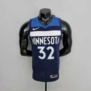 75th Anniversary Minnesota Timberwolves TOWNS#32 Royal Blue NBA Jersey