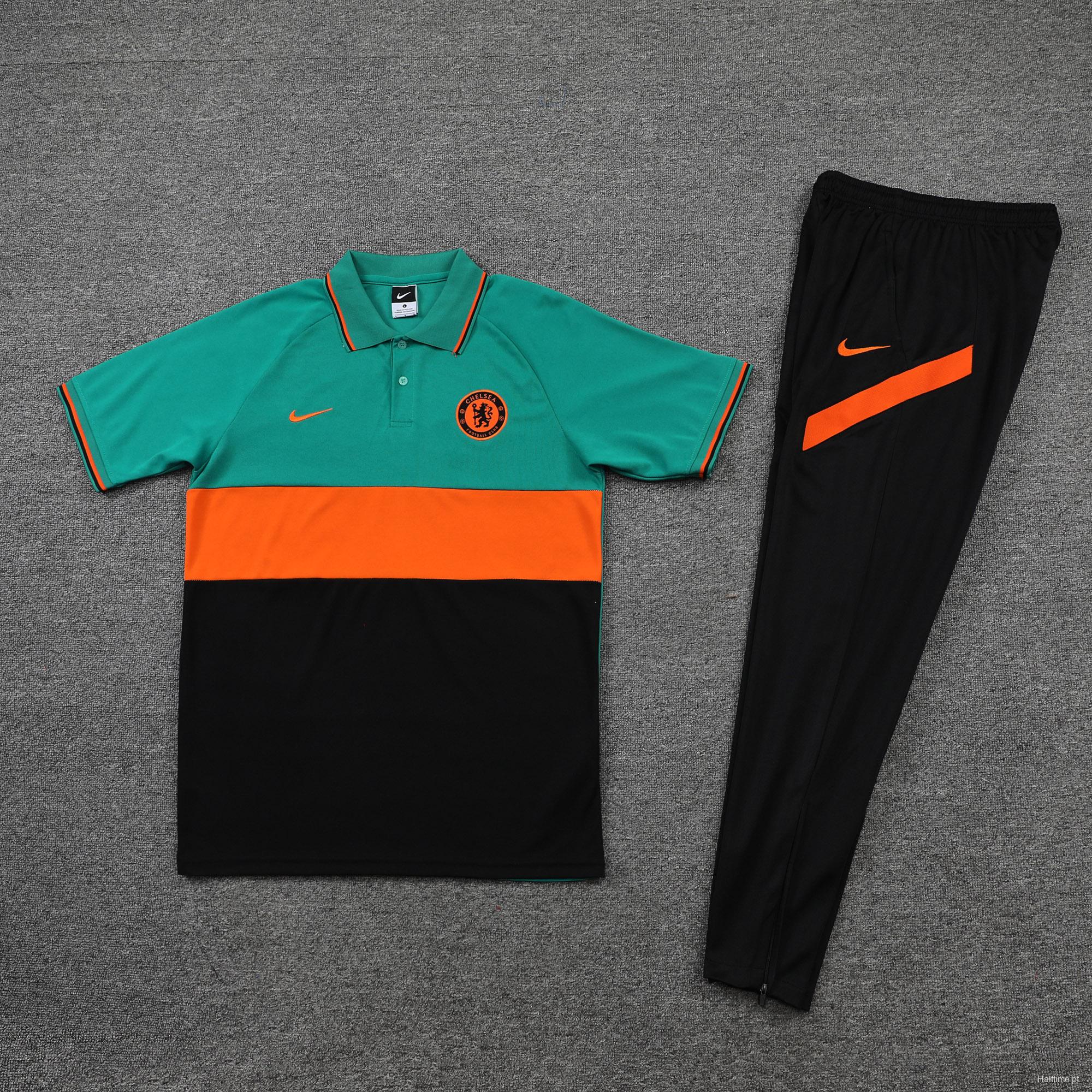 Chelsea POLO kit black orange green (not supported to be sold separately)