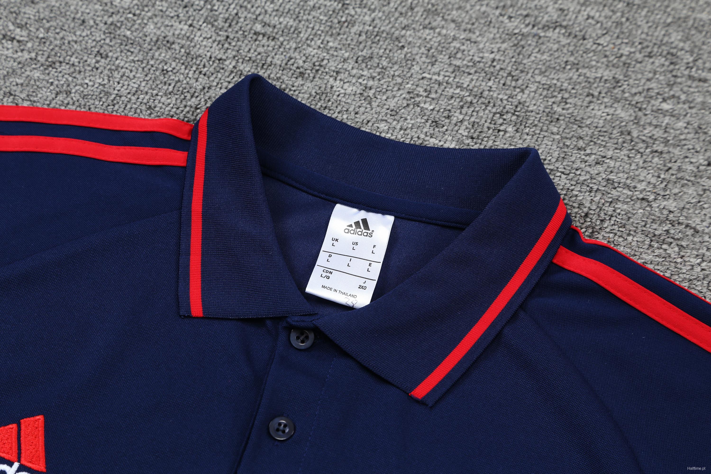 Bayern Munich POLO kit dark blue and red stripes (not supported to be sold separately)