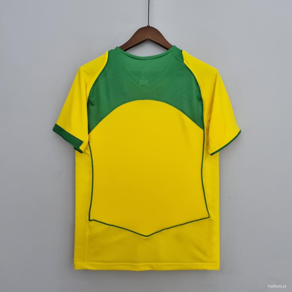 Retro 2004/06 Brazil Soccer Jersey