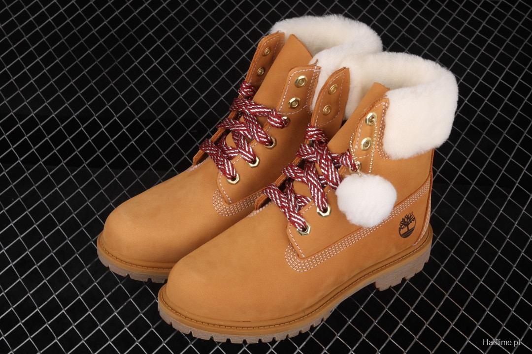 Women's ice cream timberlands clearance