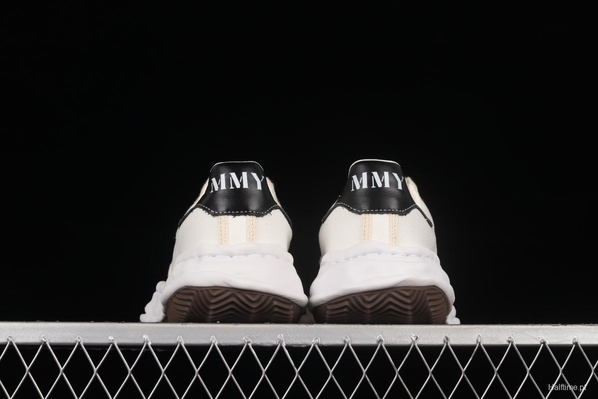 MMY/Maison MIHARA YASUHIRO Wayne Original Sole Leather Low Sneaker Japanese Conceptual Fashion designer Mihara Kangyu brand shell front page deformed retro dissolved snow cake bottom