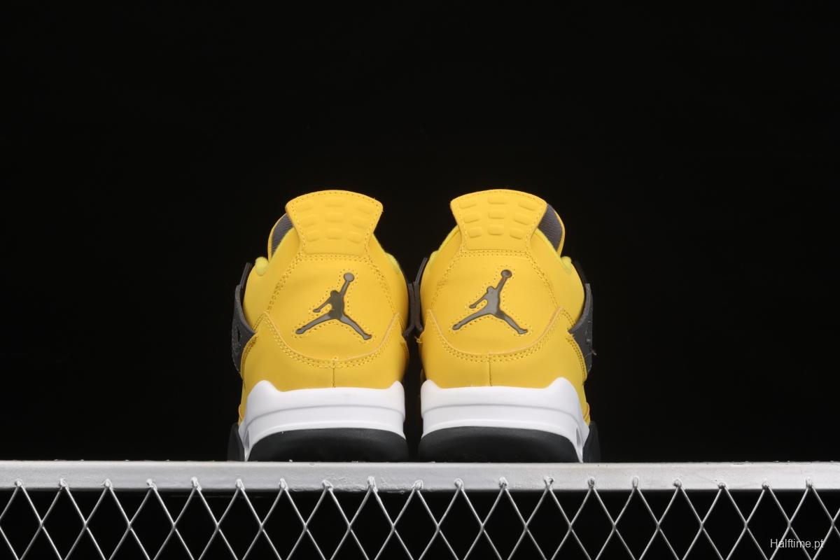 Air Jordan 4 Lightning Yellow Battery 314254-702