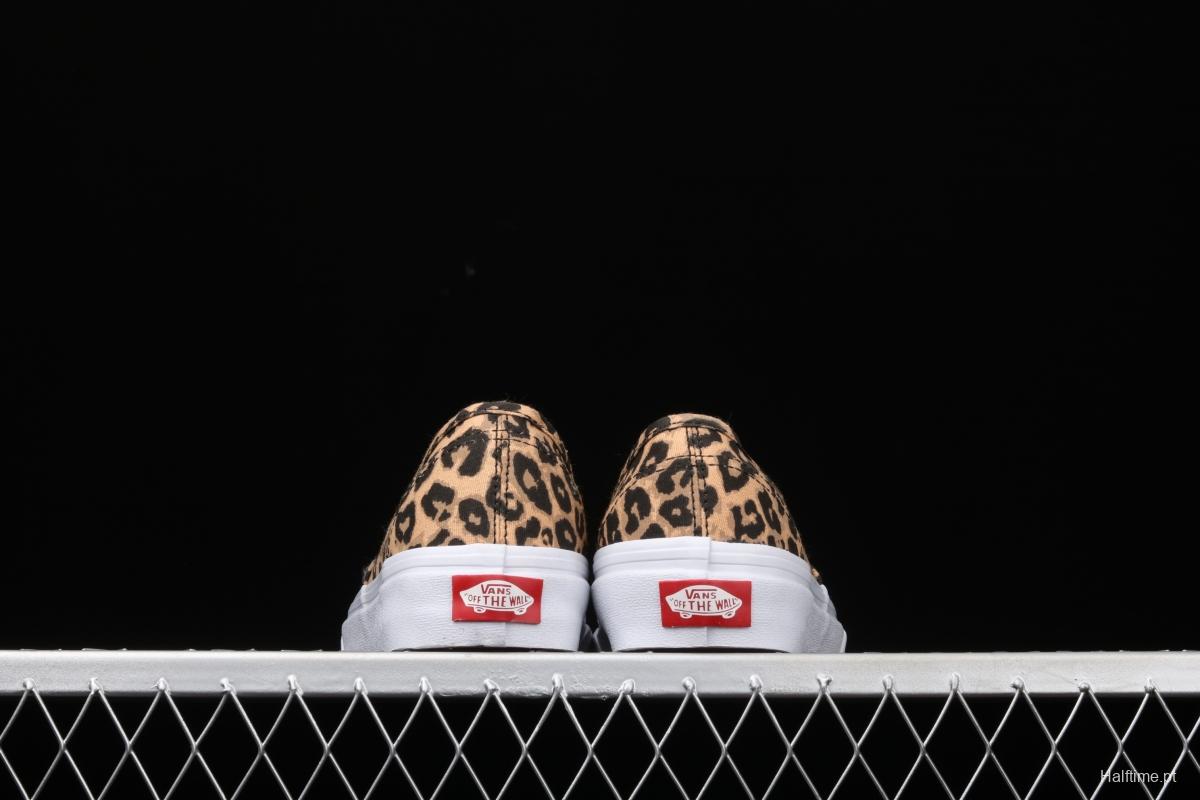 Vans Authentic 2021SS official website limited leopard print low-top casual board shoes VN0AODUNQQ