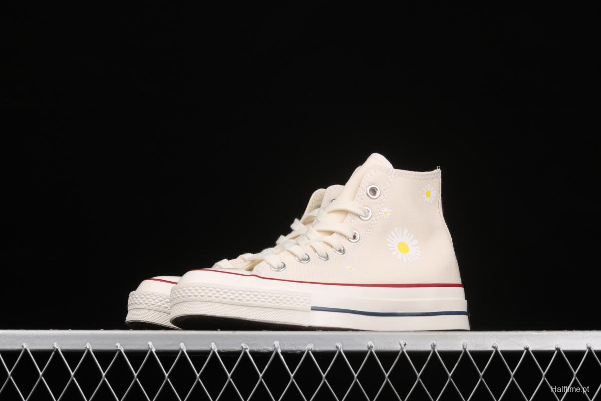 Converse 1970 s PEACEMINUSONE second generation daisy joint style high top casual board shoes 162053C