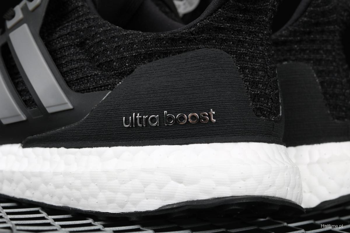 Adidas Ultra Boost 4. 0 5th Anniversary Burgundy BB6220 fourth generation knitted striped star black and white UB