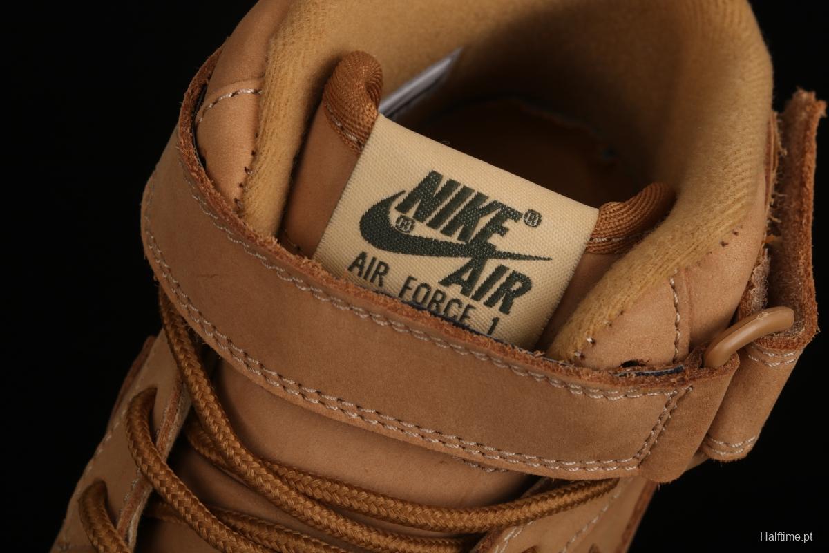 NIKE Air Force 1 Mid'07 Prm QS helps wheat color 715889-200