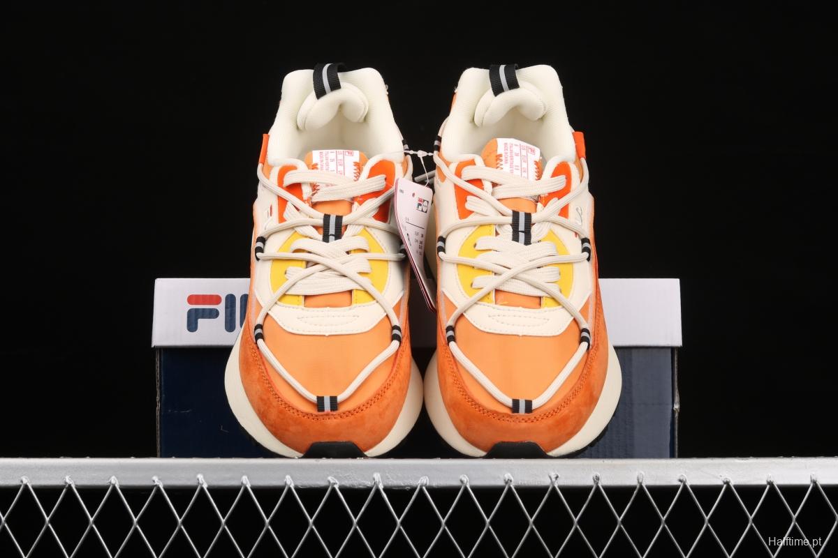 Fila Jogger spring and summer style orange soda hit color couple sports shoes T12W111108FGA