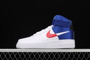 NIKE Air Force 1 High LV8 NBA joint name silk stitching high-top casual board shoes BQ4591-102