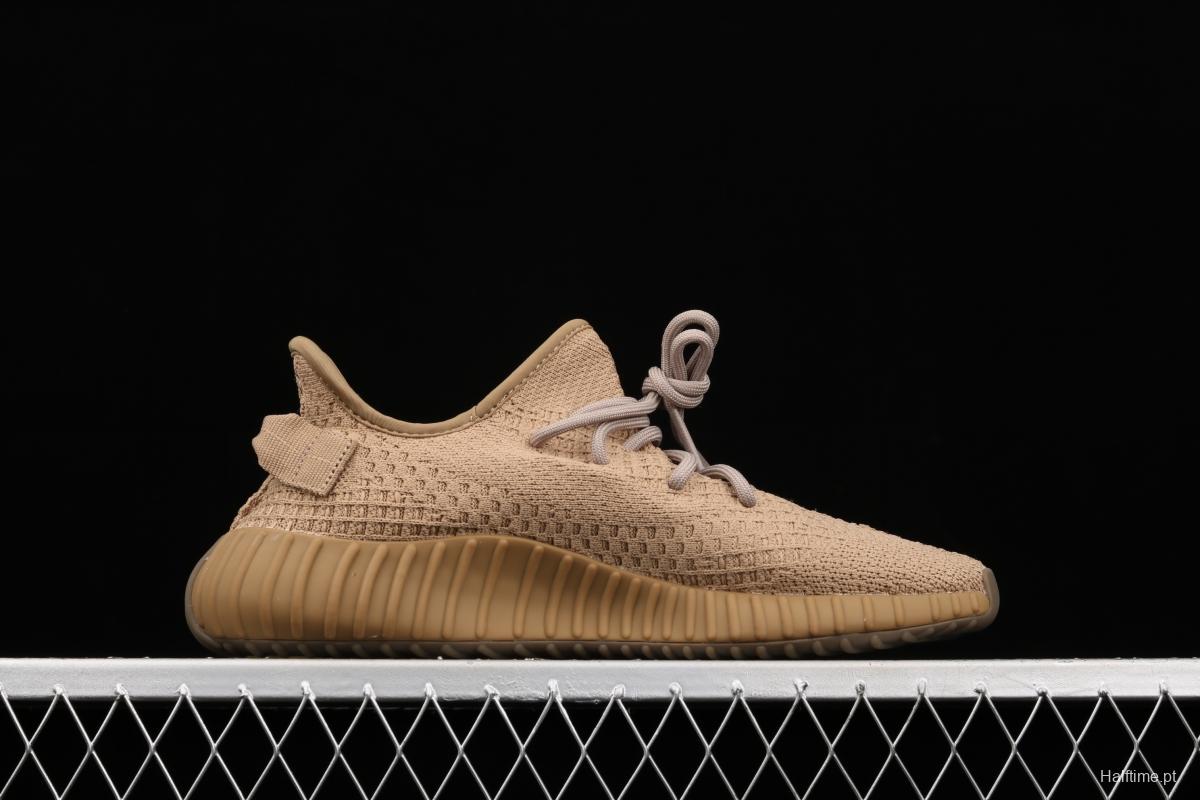 Adidas Yeezy Boost 350 V2 FX9033 Darth Coconut 350 second generation hollowed-out sesame gray angel color BASF popcorn