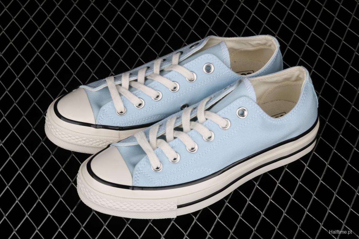 Converse Chuck 70s summer new color water blue new color matching low upper casual board shoes 570789C