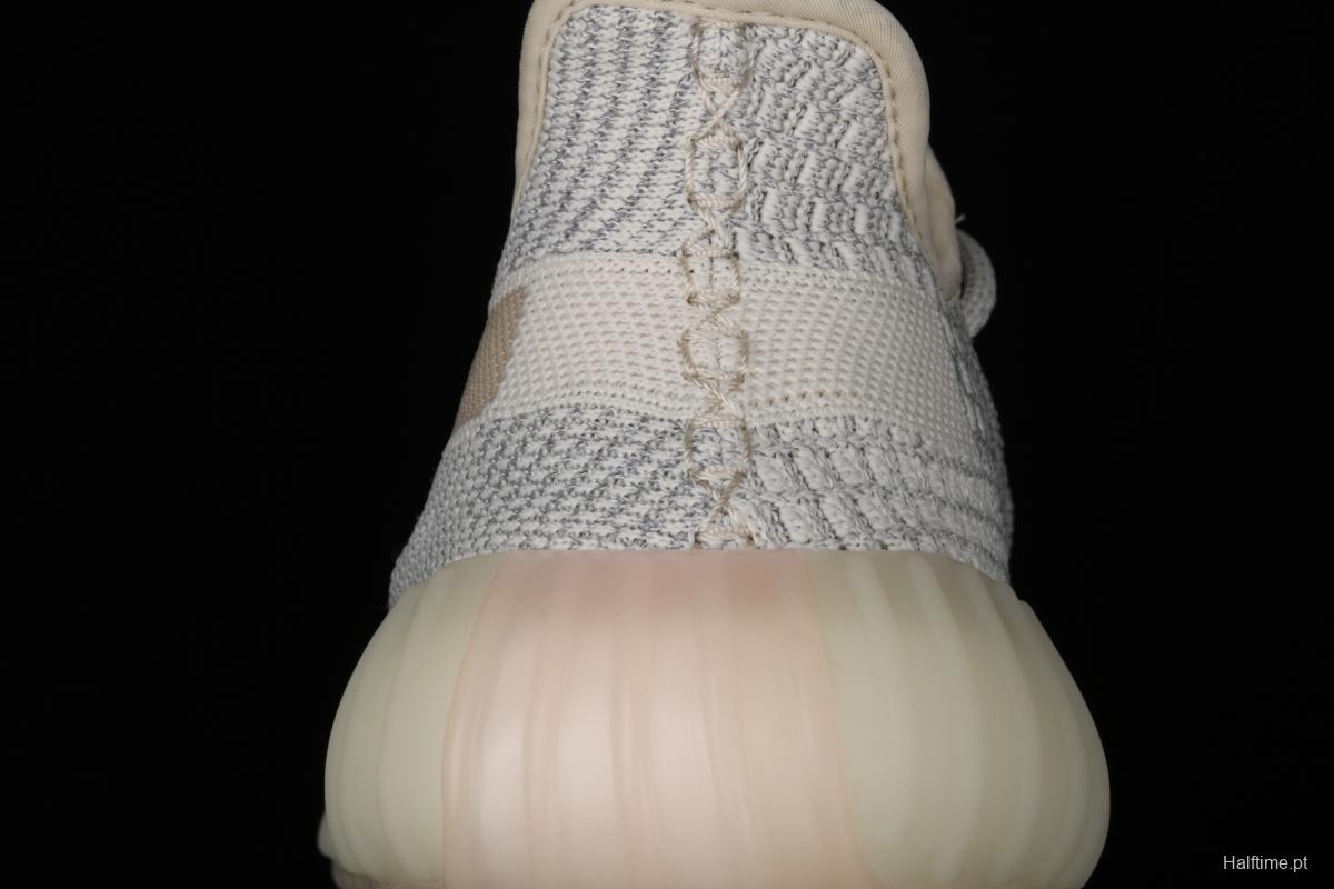 Adidas Yeezy 350 Boost V2 FV3254 Darth Coconut 350 second generation beard white hollowed-out star color