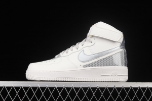 NIKE Air Force 1 High'07 Lv8 3M NBA co-named 3M reflective high-top casual board shoes CU4159-100