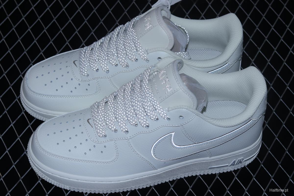 Kith x NIKE Air Force 1'07 Low Rice Silver New York Limited Starry Low-Top Casual Sneakers NY2022-017