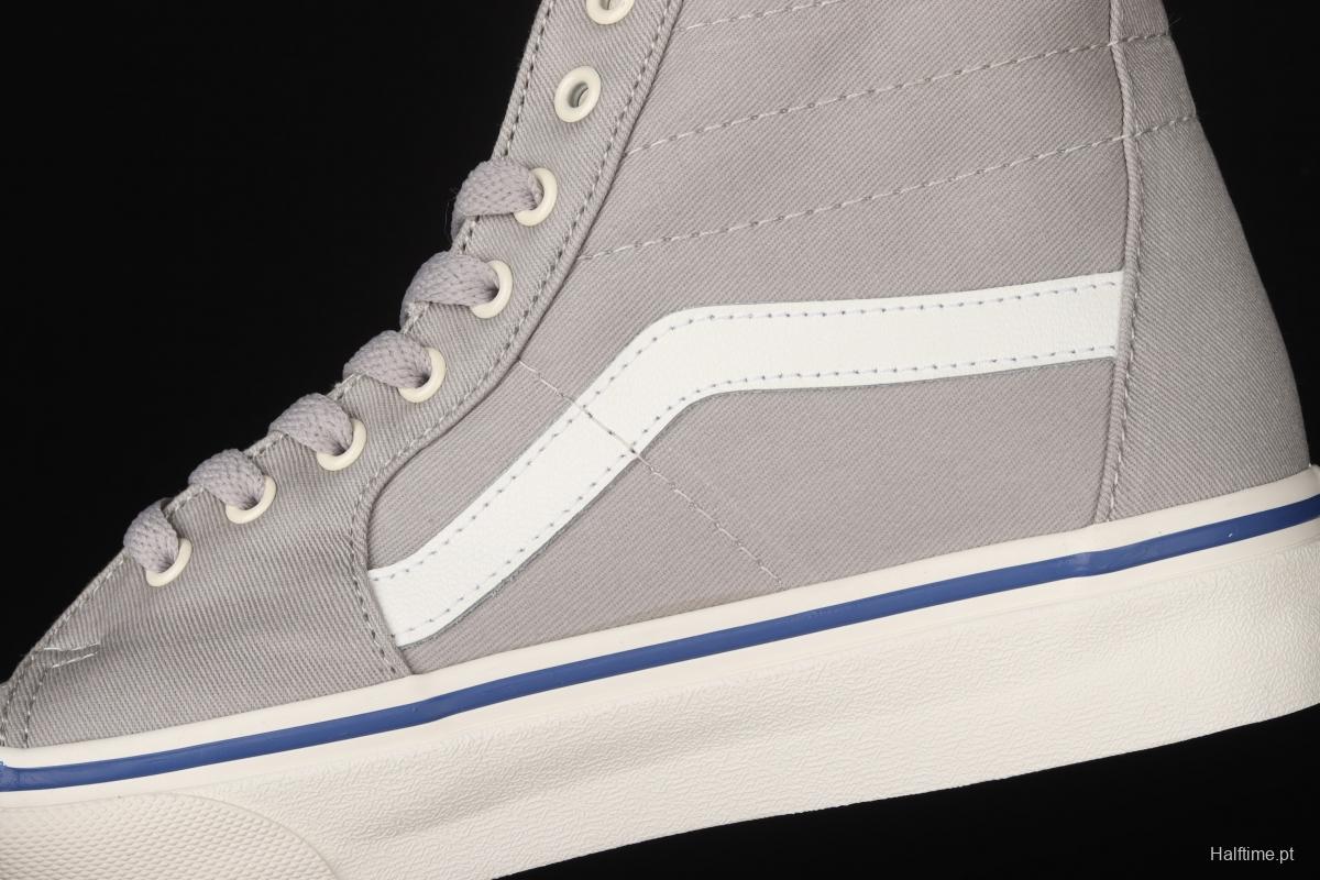 Vans Sk8-Hi Slim side striped high-upper light canvas high-upper shoes VN0A4U164U4