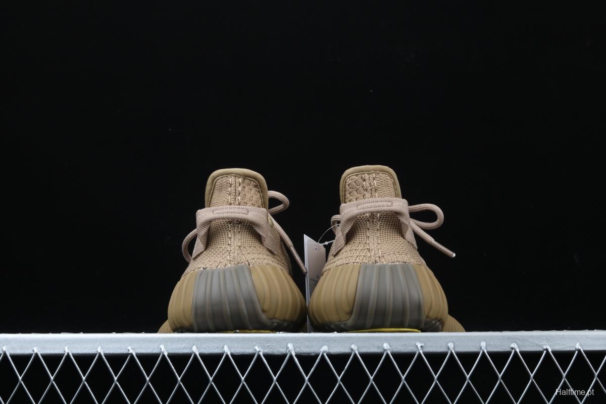 Adidas Yeezy Boost 350 V2 FX9033 das coconut 350 second generation hollowed-out sesame gray angel color