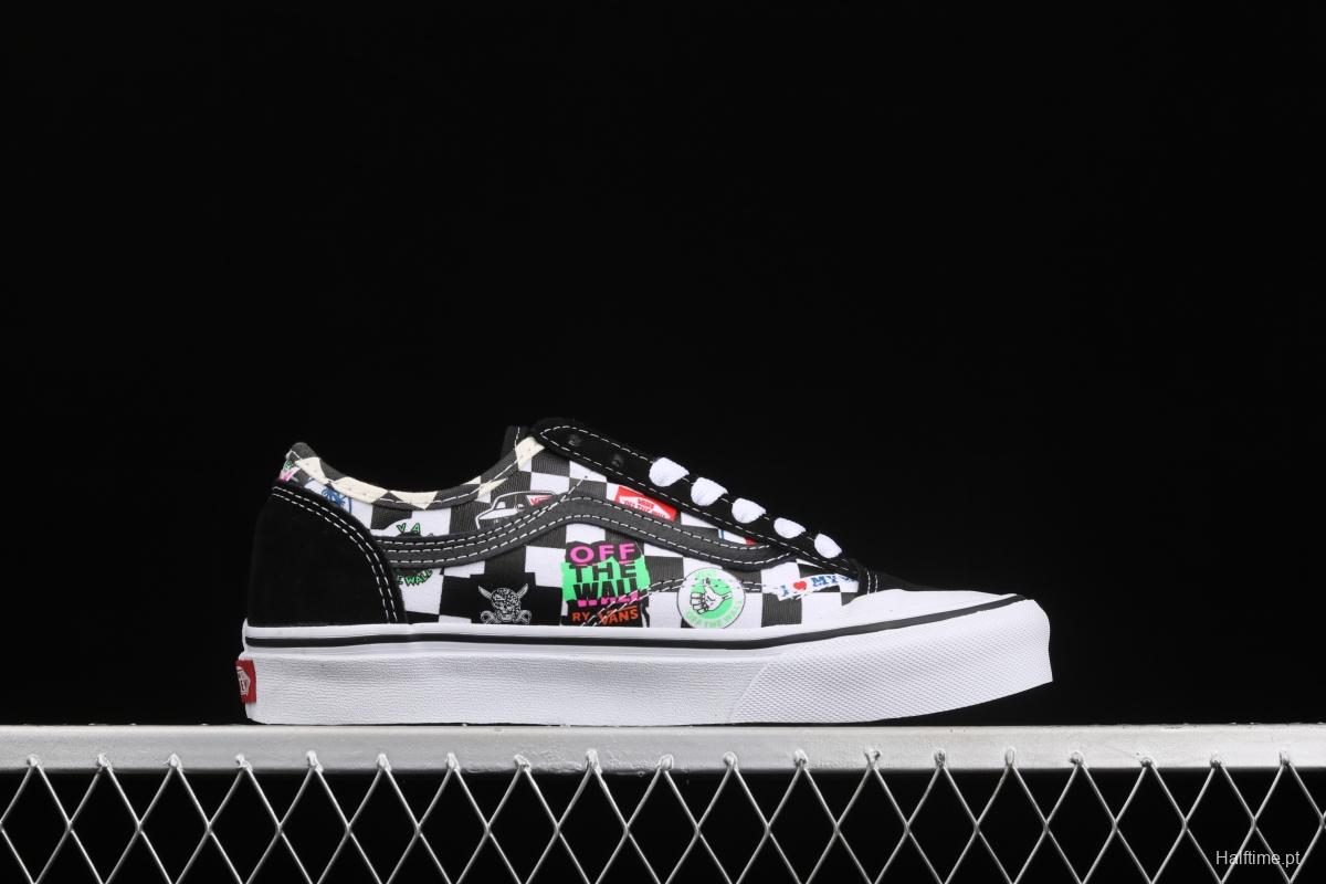 Vans Style 36 Cecon SF Vance color Logo printed low-top casual board shoes VN0A3MVL3P0