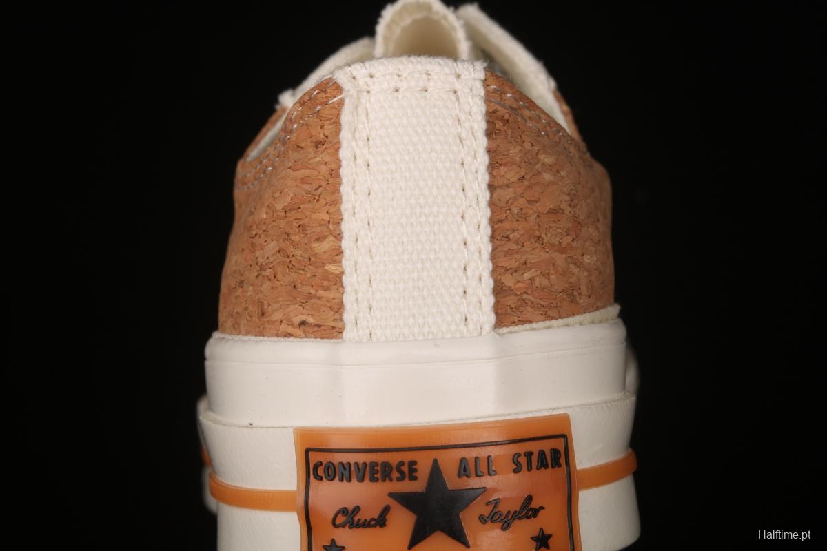 Converse 1970's Converse new cork color textile spliced low-top casual board shoes 170855C