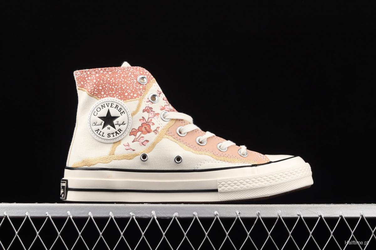 Converse x WABI-SABI quiet wind Converse high-top casual board shoes 572423C