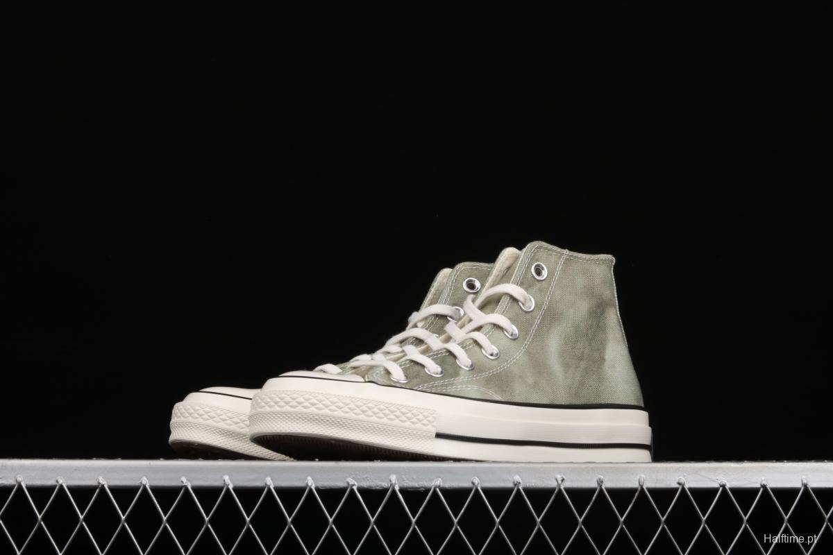 Converse 70s new spring color spring matcha ink rendering high-top leisure board shoes 170964C