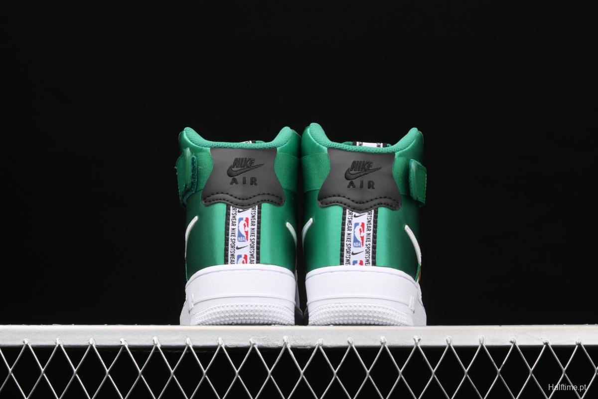 NIKE Air Force 1 High LV8 NBA joint name silk stitching high-top casual board shoes BQ4591-100