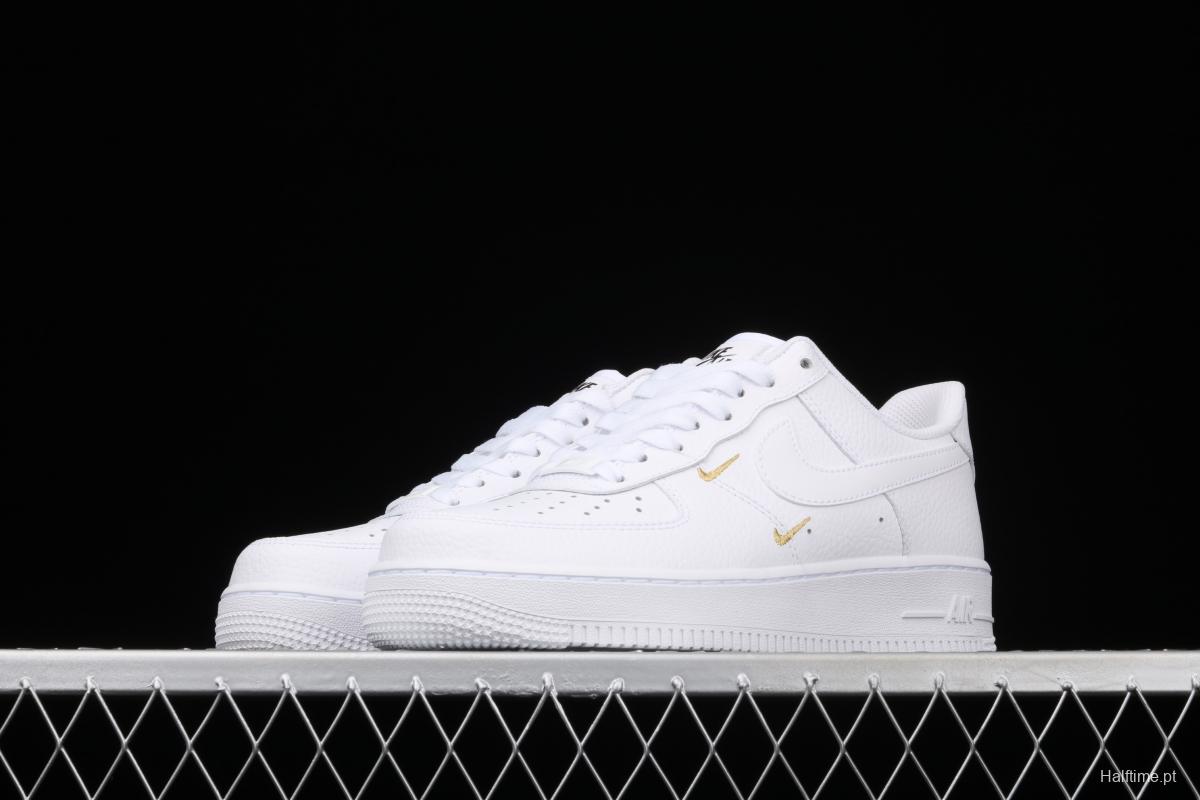 NIKE Air Force 1o07 Low cross-label small hook litchi pattern low-top casual board shoes CT1989-100