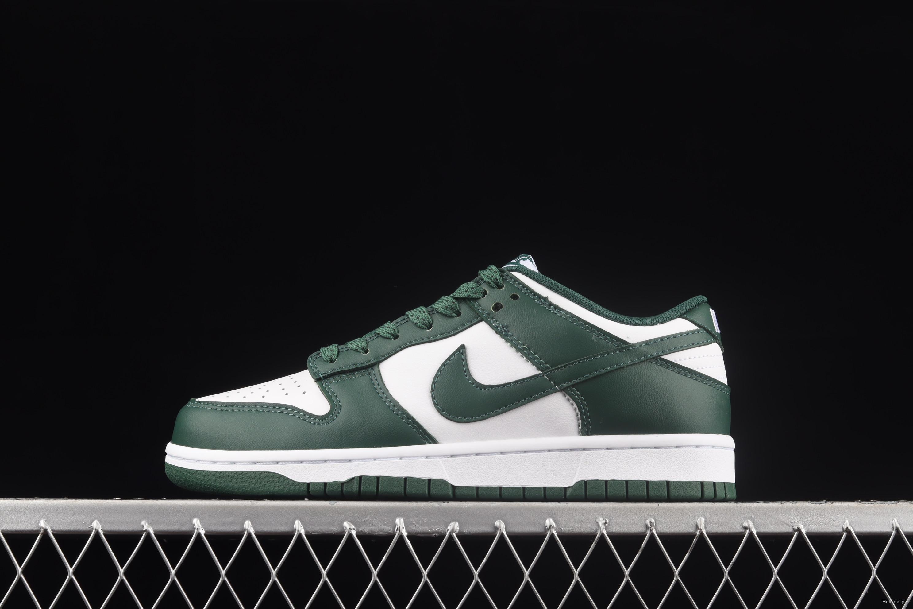 NIKE SB DUNK Low Team Green Michigan White and Green Slam Dunk Series low side Leisure Sports Skateboard shoes DD1391-101