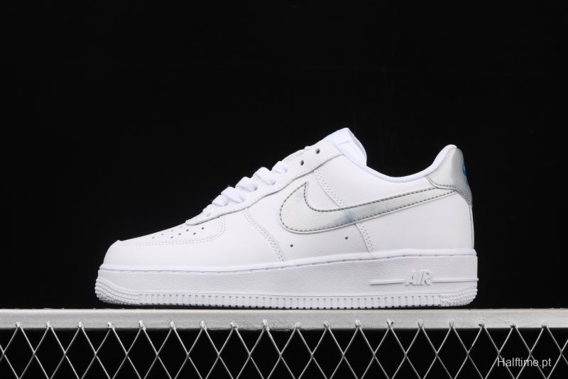 NIKE Air Force 1 Low GS white and blue dazzling haze laser low-top casual board shoes 314219-131