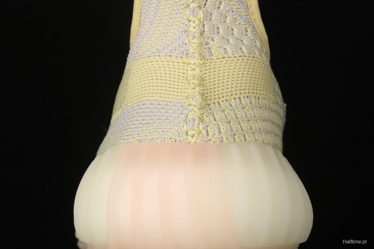 Adidas Yeezy 350 Boost V2 FV3250 Darth Coconut 350 second generation hollowed-out lemon yellow angel color BASF Boost original