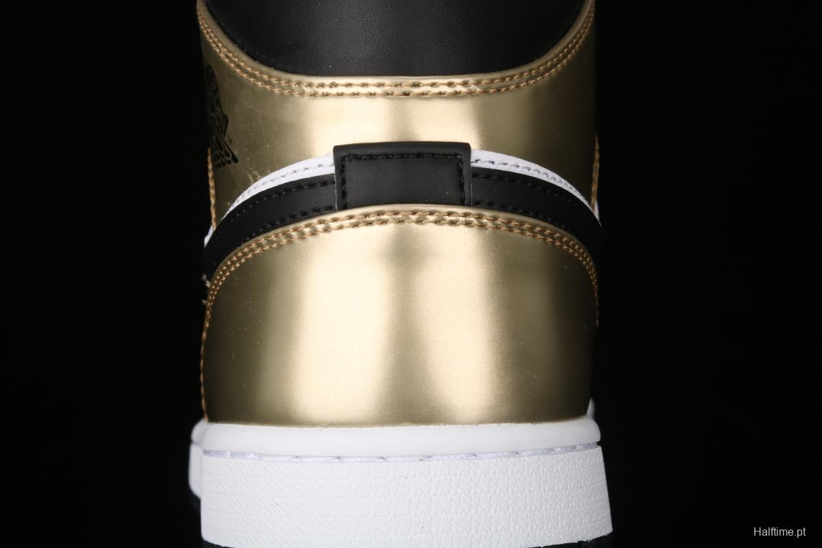 Air Jordan 1 Mid liquid gold DC1419-700