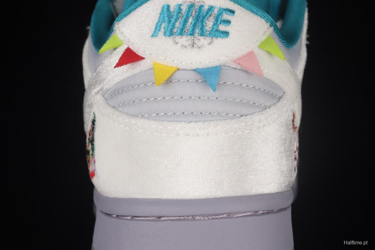 NIKE DUNK Low ICE ice and snow color SB buckle rebound fashion leisure board shoes DO2326-001