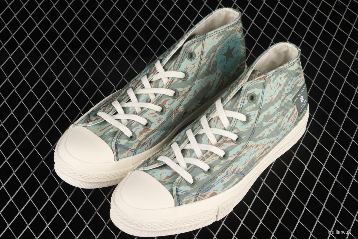 UNDEFEATED x Converse Half Chuck 70 Mid year of the Tiger pattern limited high-top casual board shoes 172397C