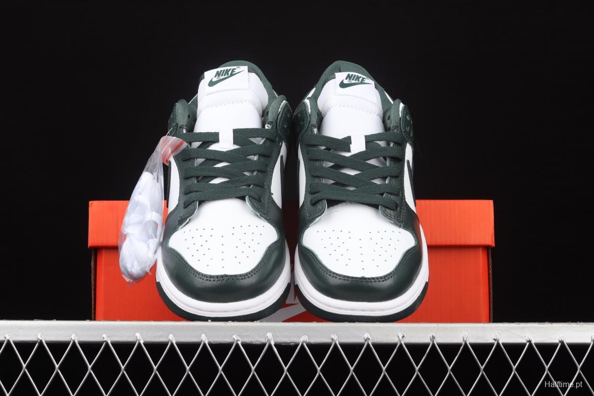 NIKE SB DUNK Low Team Green Michigan White and Green Slam Dunk Series low side Leisure Sports Skateboard shoes DD1391-101