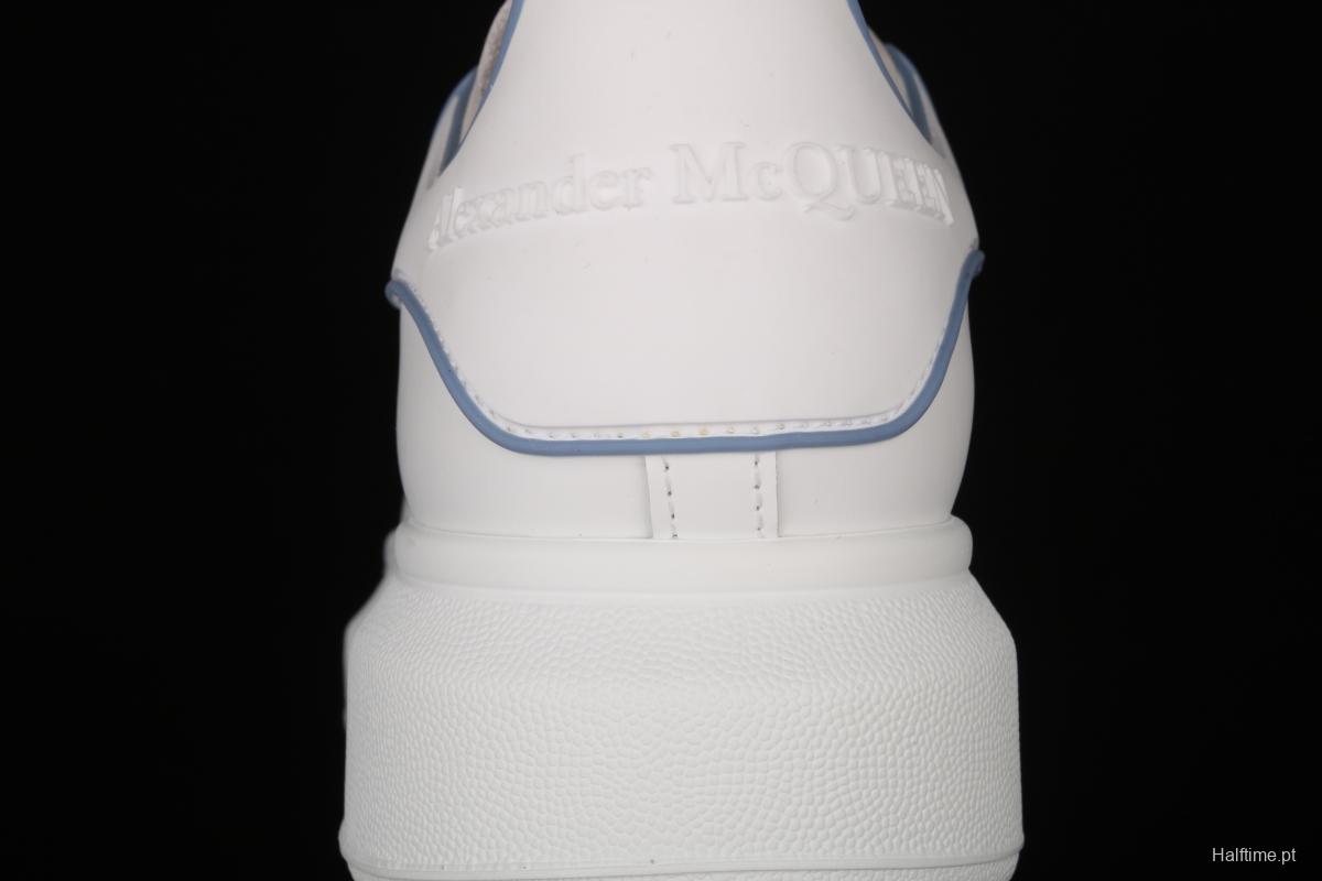 Alexander McQueen white and blue gel drop