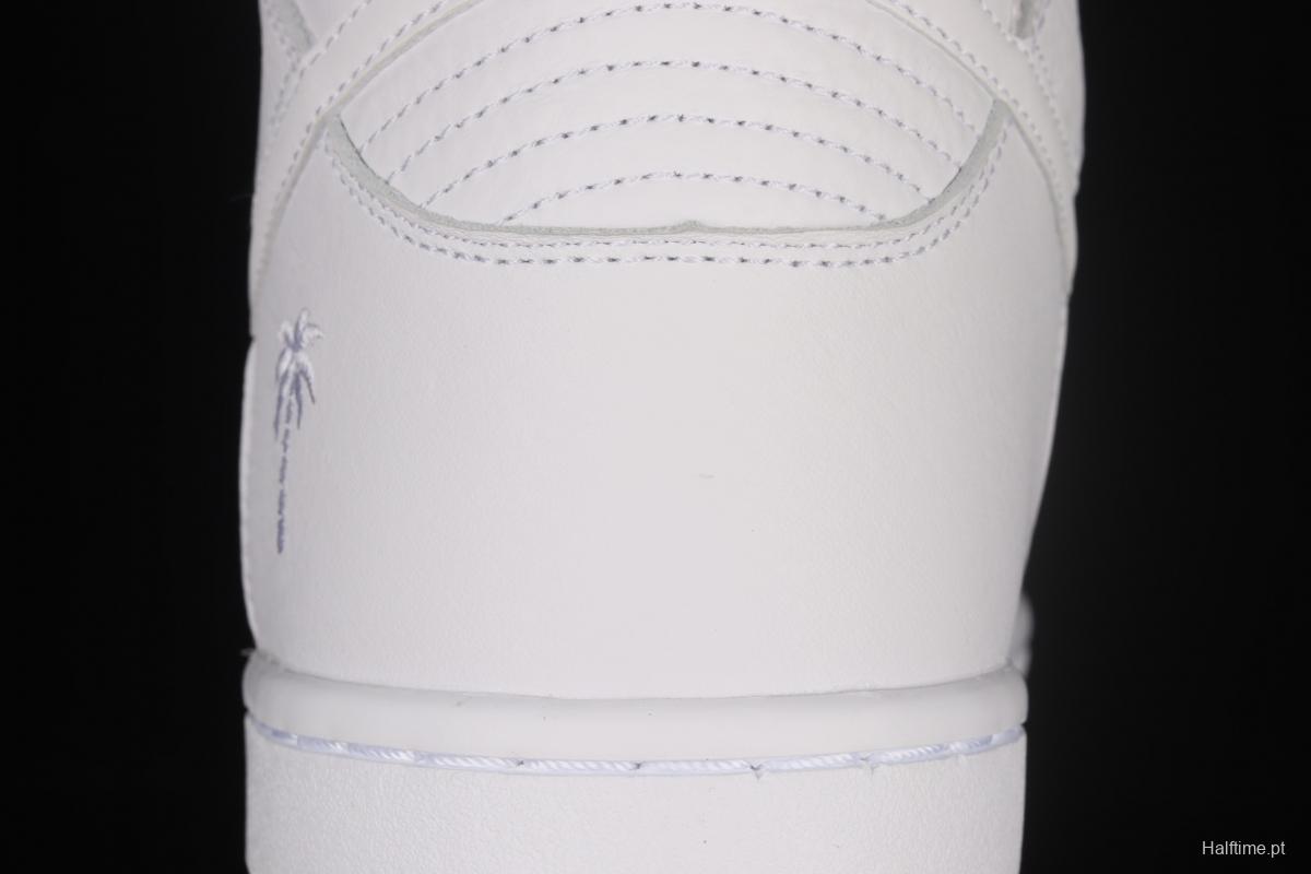NIKE DUNK SB Zoom High Pro Qs white and red scraping, white coconut SB crushing rebounds, high upper shoes AH9613-116