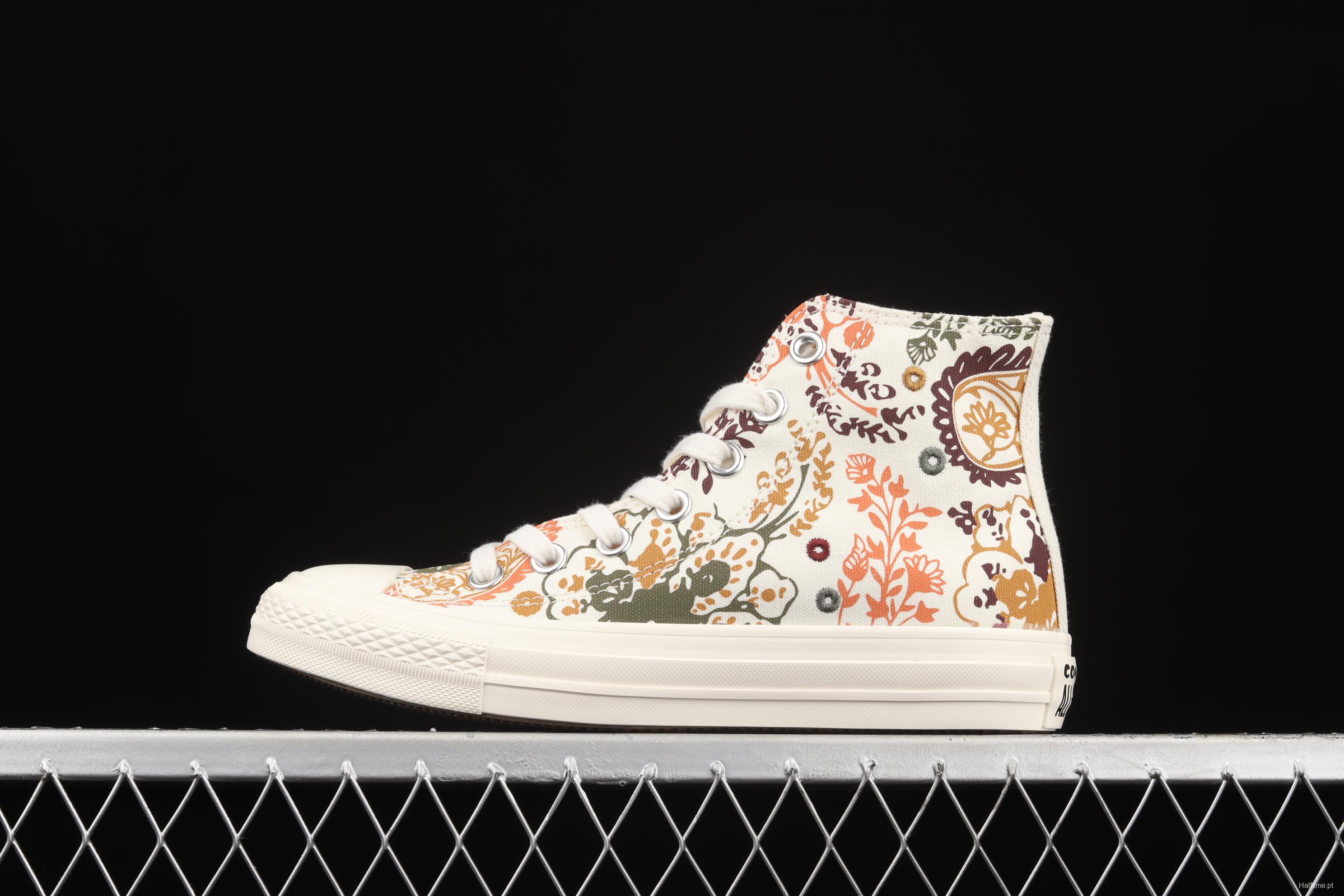 Converse All Star Converse cashew flower series high upper board shoes 572543C