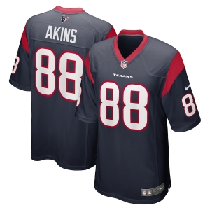 Men's Jordan Akins Navy Player Limited Team Jersey