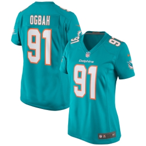 Women's Emmanuel Ogbah Aqua Player Limited Team Jersey