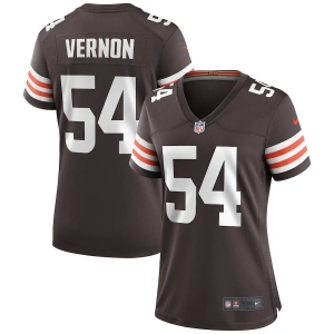 Women's Olivier Vernon Brown Player Limited Team Jersey