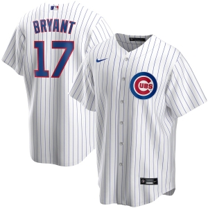 Men's Kris Bryant White Home 2020 Player Team Jersey