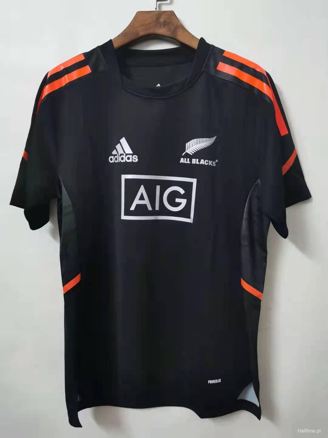 All Blacks 2021 Men's Performance Primeblue Black Jersey