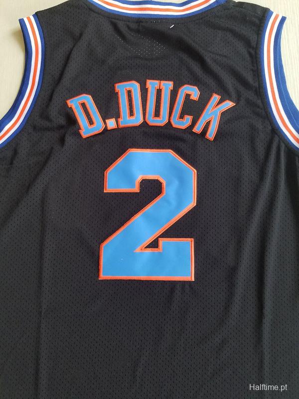 D.Duck 2 Movie Edition Black Basketball Jersey