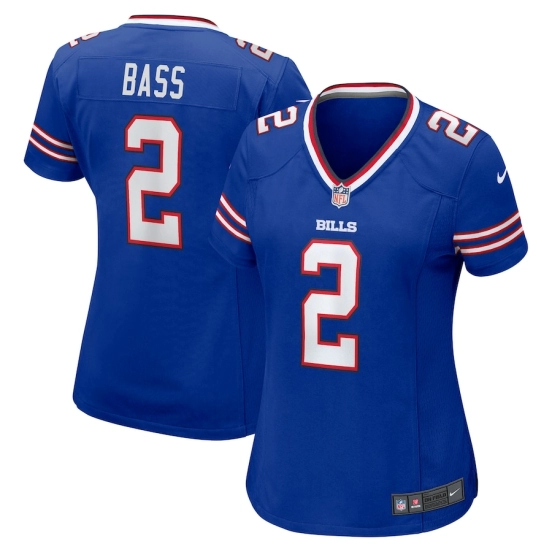 Women's Tyler Bass Royal Player Limited Team Jersey