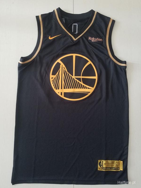 Stephen Curry 30 Black Golden Edition Jersey