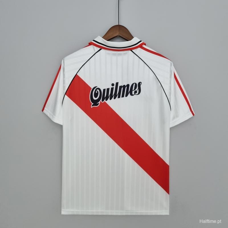 Retro River Plate 95/96 home Soccer Jersey