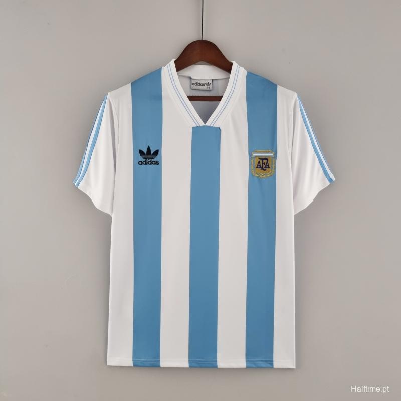 Retro Argentina 1993 Home Soccer Jersey