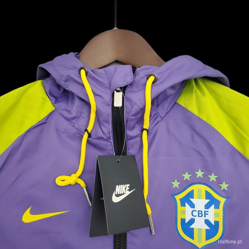 Windbreaker Brazil Purple Black