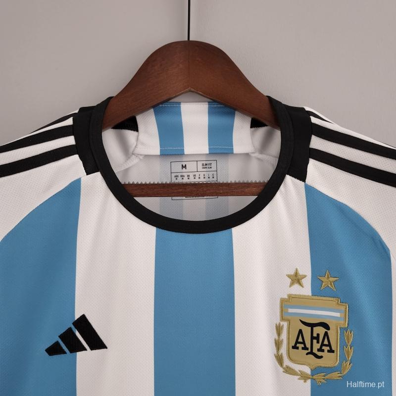 2022 Argentina Home Soccer Jersey